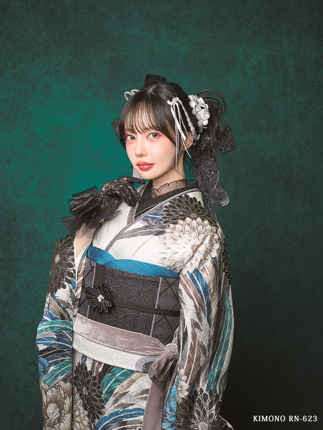 丸紅振り袖九重×中村里砂　レンタル使用 九重×中村里砂 | 京都丸紅株式会社